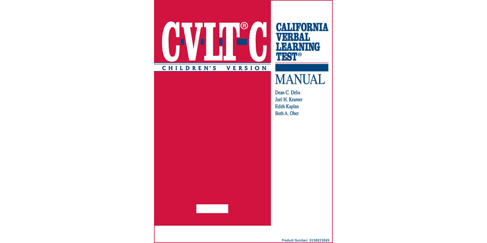 California Verbal Learning Test for Children (CVLT-C) - 
