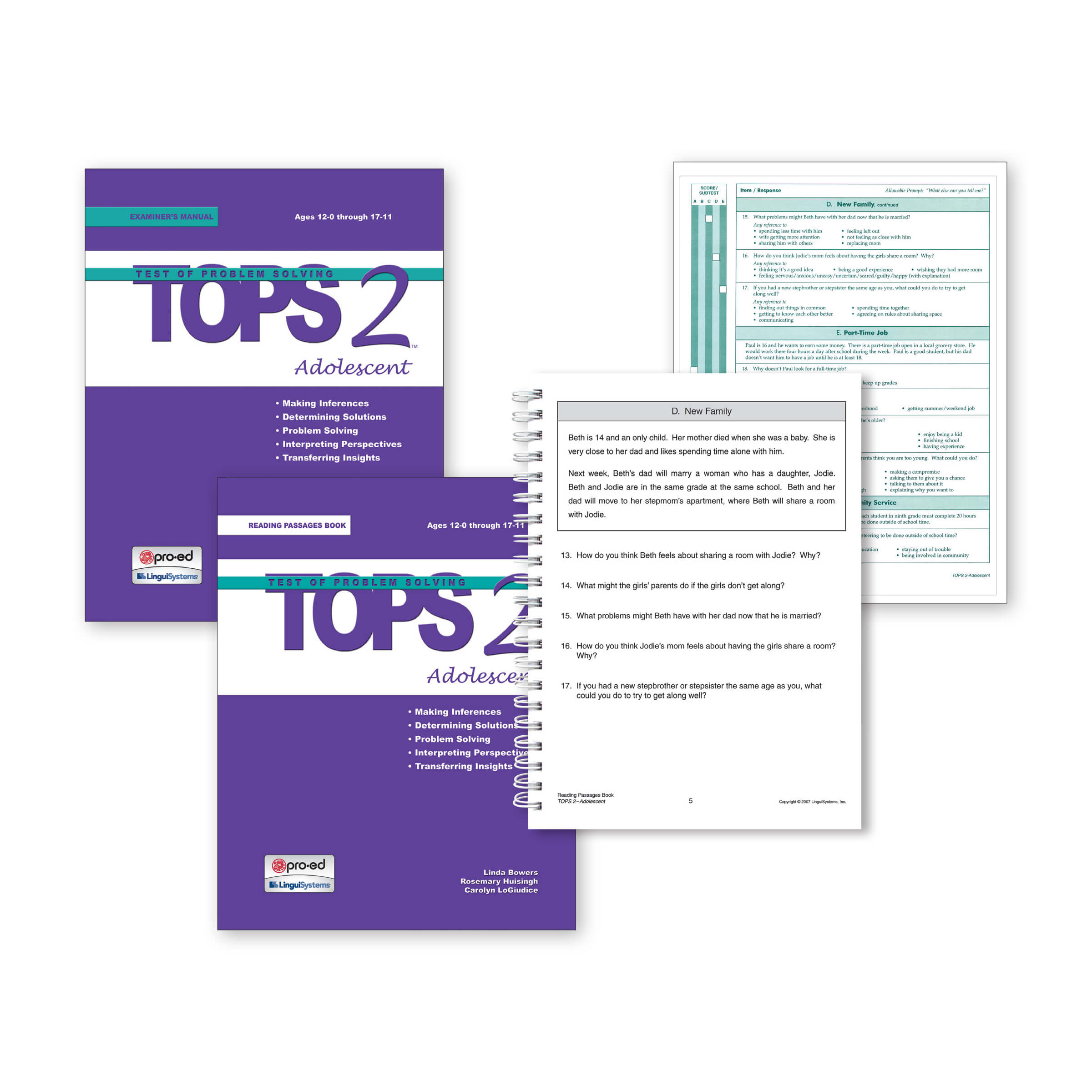 TOPS-2:A: Test of Problem Solving 2: Adolescent - 